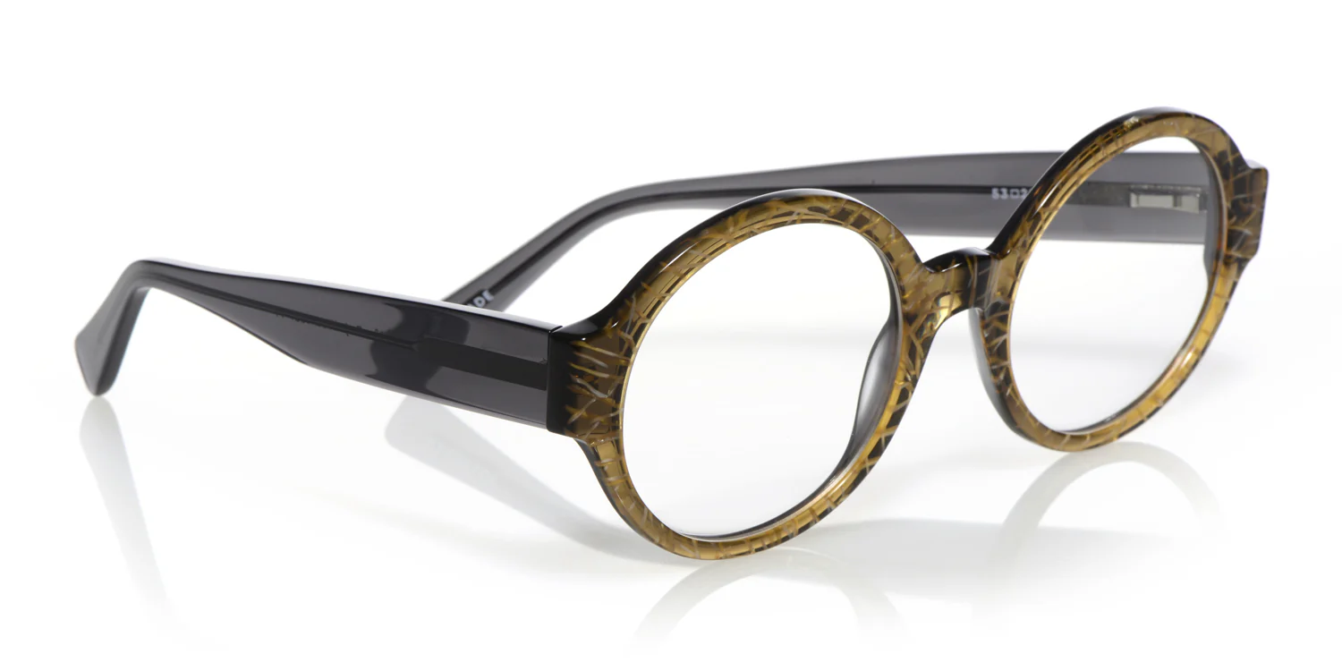 Deja View Color 77 - Gold Multi Front with Grey Temples - Image 3