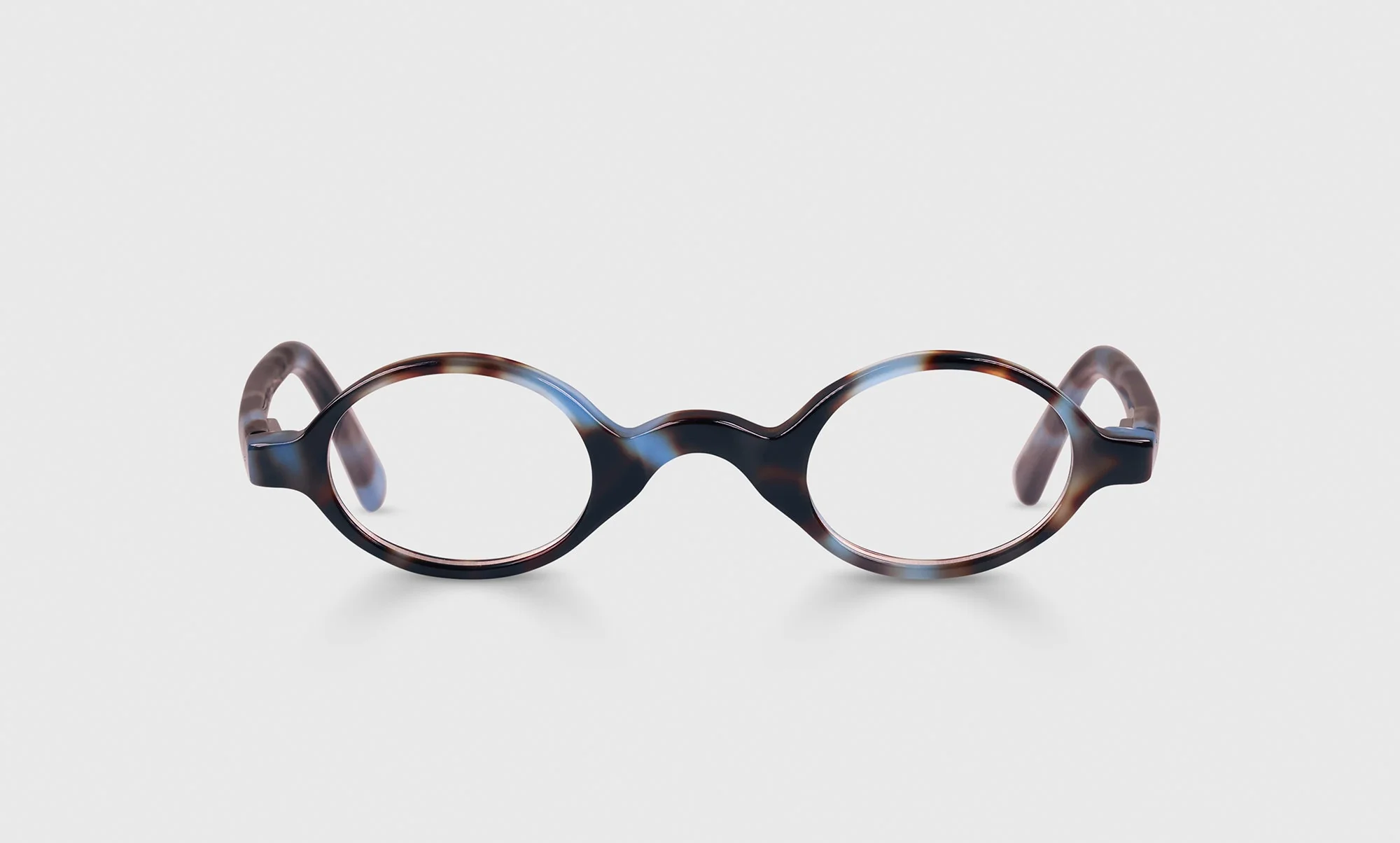 Old Money Color 13 - Sky Blue Tortoise Front and Temples