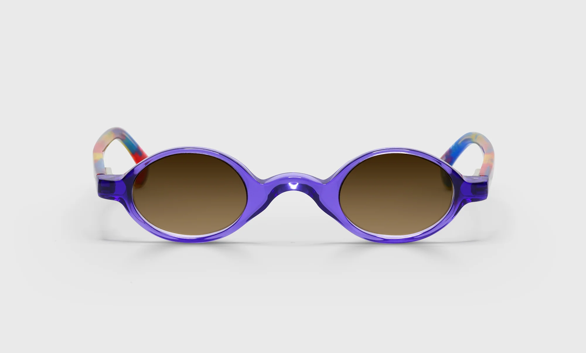 Old Money Color 15 - Purple Crystal Front with Pink and Purple Multicolor Temples