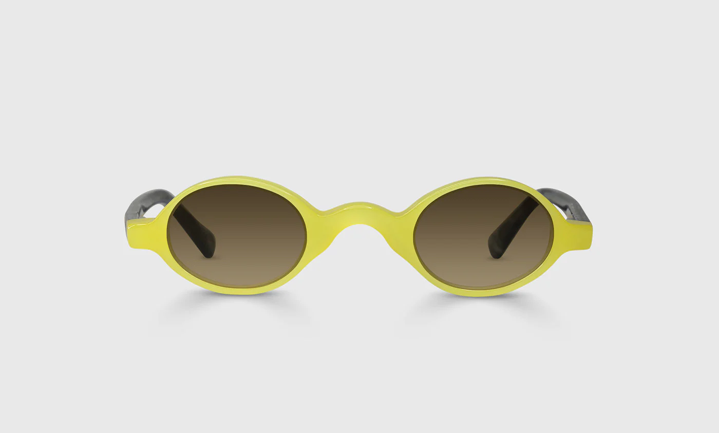 Old Money Color 78 - Electric Yellow Front and Grey-Multi Temples