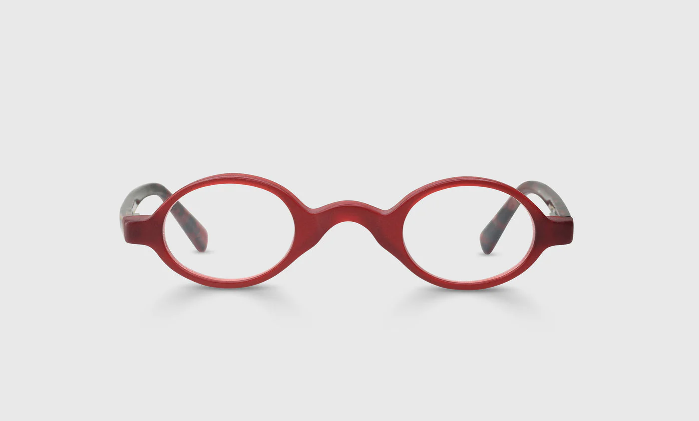 Old Money Color 03 - Matte Red Front and Red with Black-Flecked Temples