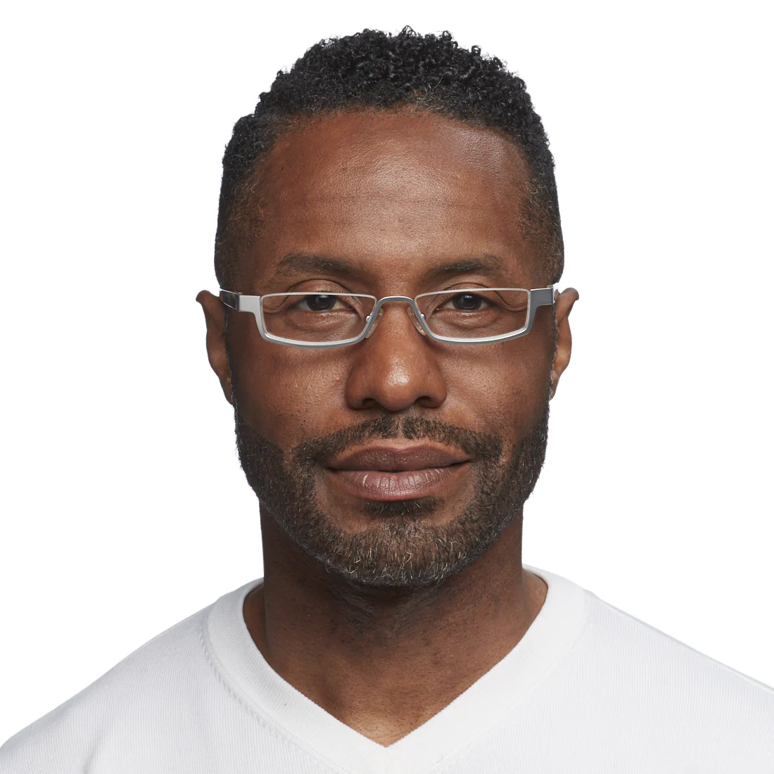 Peek Performer Color H1 - Matte Silver Front with Horn Temples - Image 2