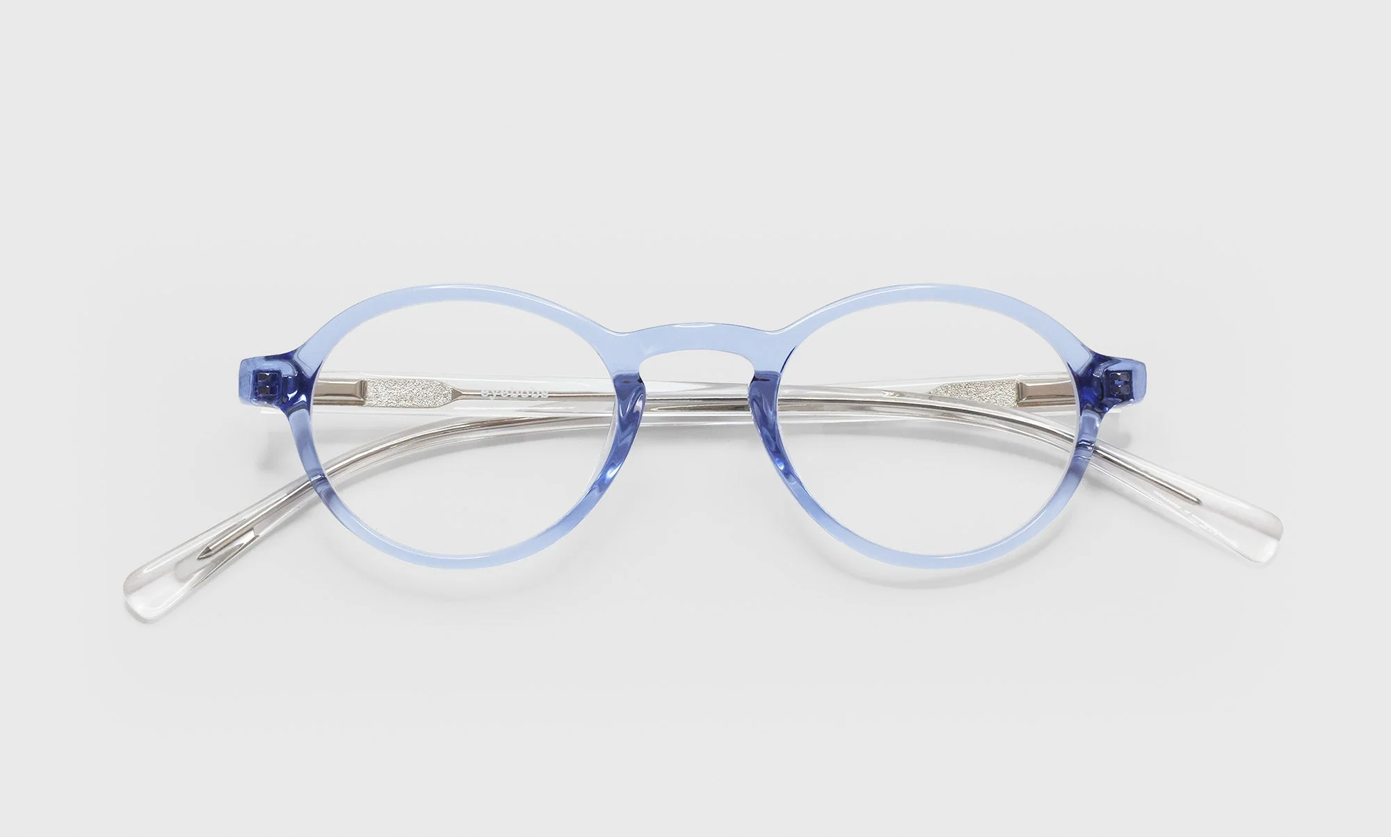 Board Stiff Narrow Color 15 - Light Blue Crystal Front with Crystal Temples - Image 3