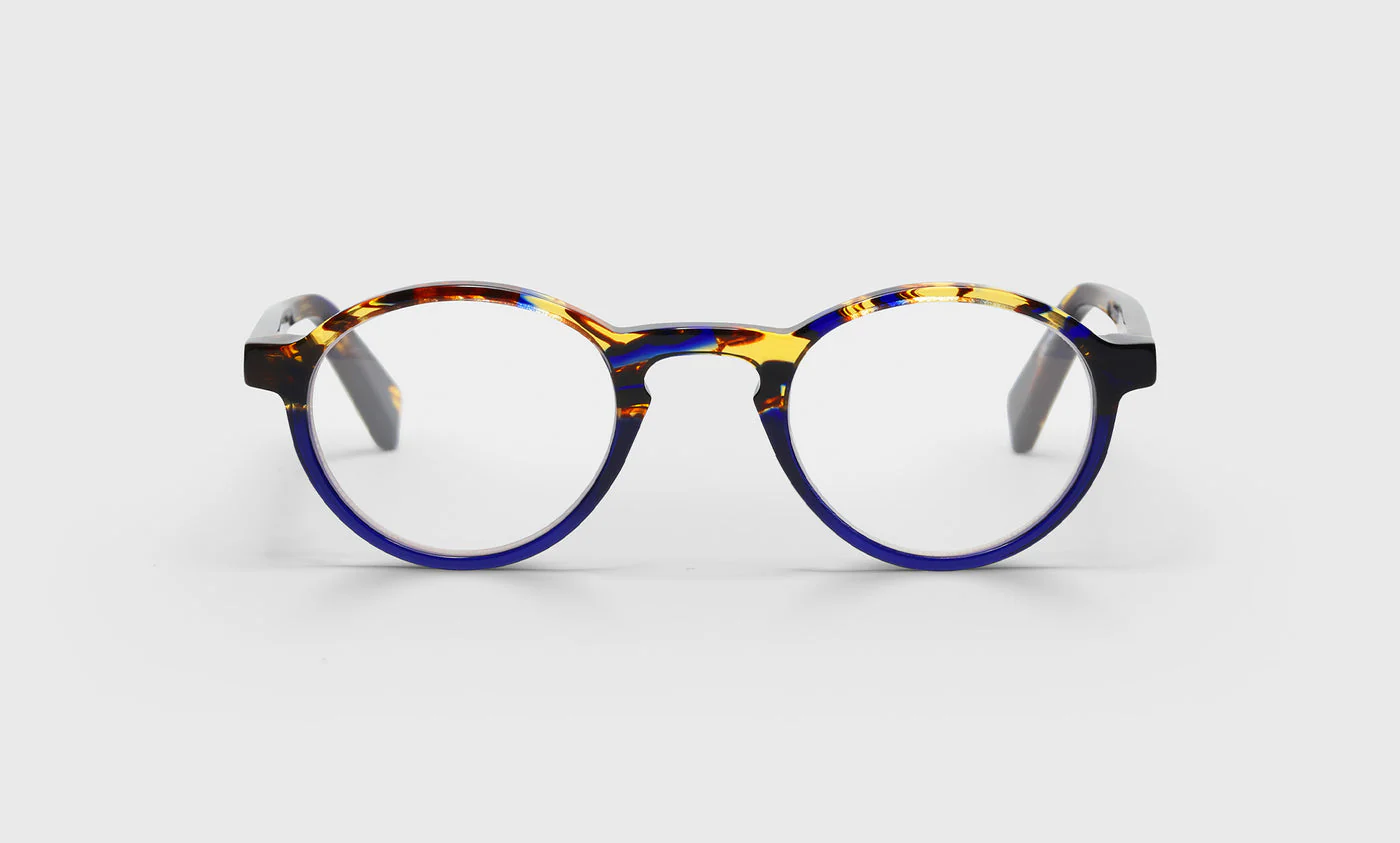 Board Stiff Narrow Color 50 - Tortoise & Navy Front and Temples