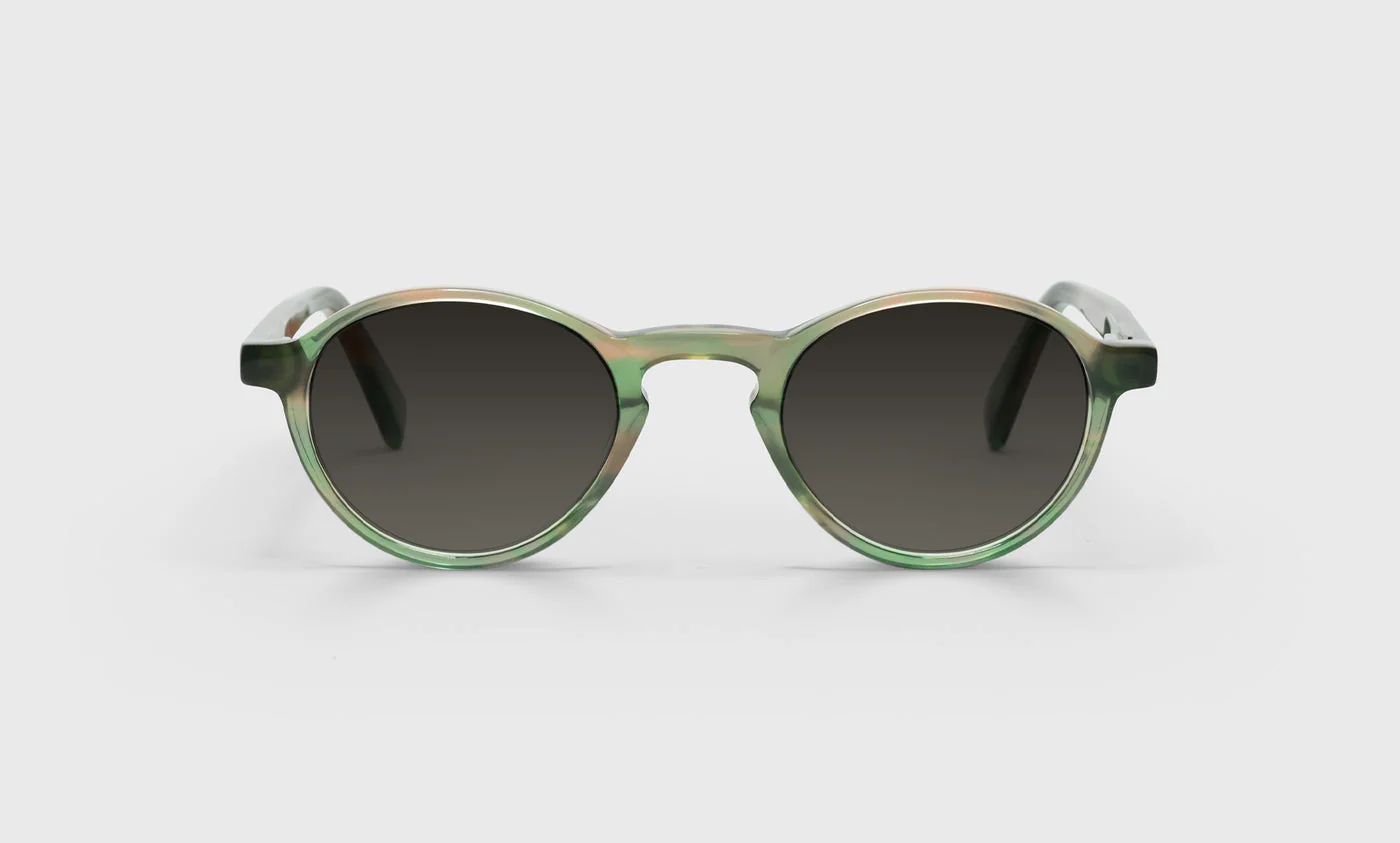 Board Stiff Narrow Color 17 - Olive Green Demi Front and Temples