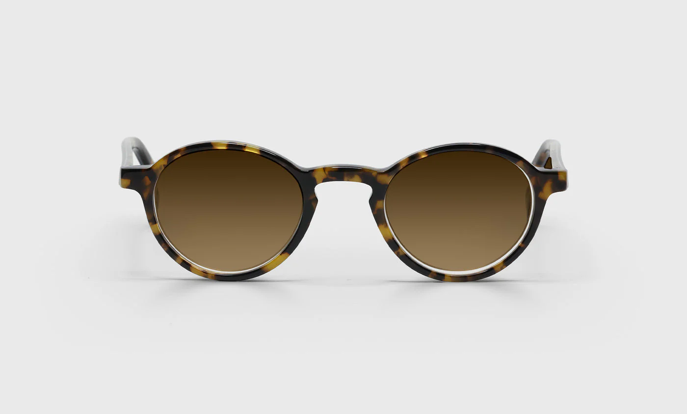 Board Stiff Narrow Color T1 - Tortoise Front with Black & Tortoise Temples