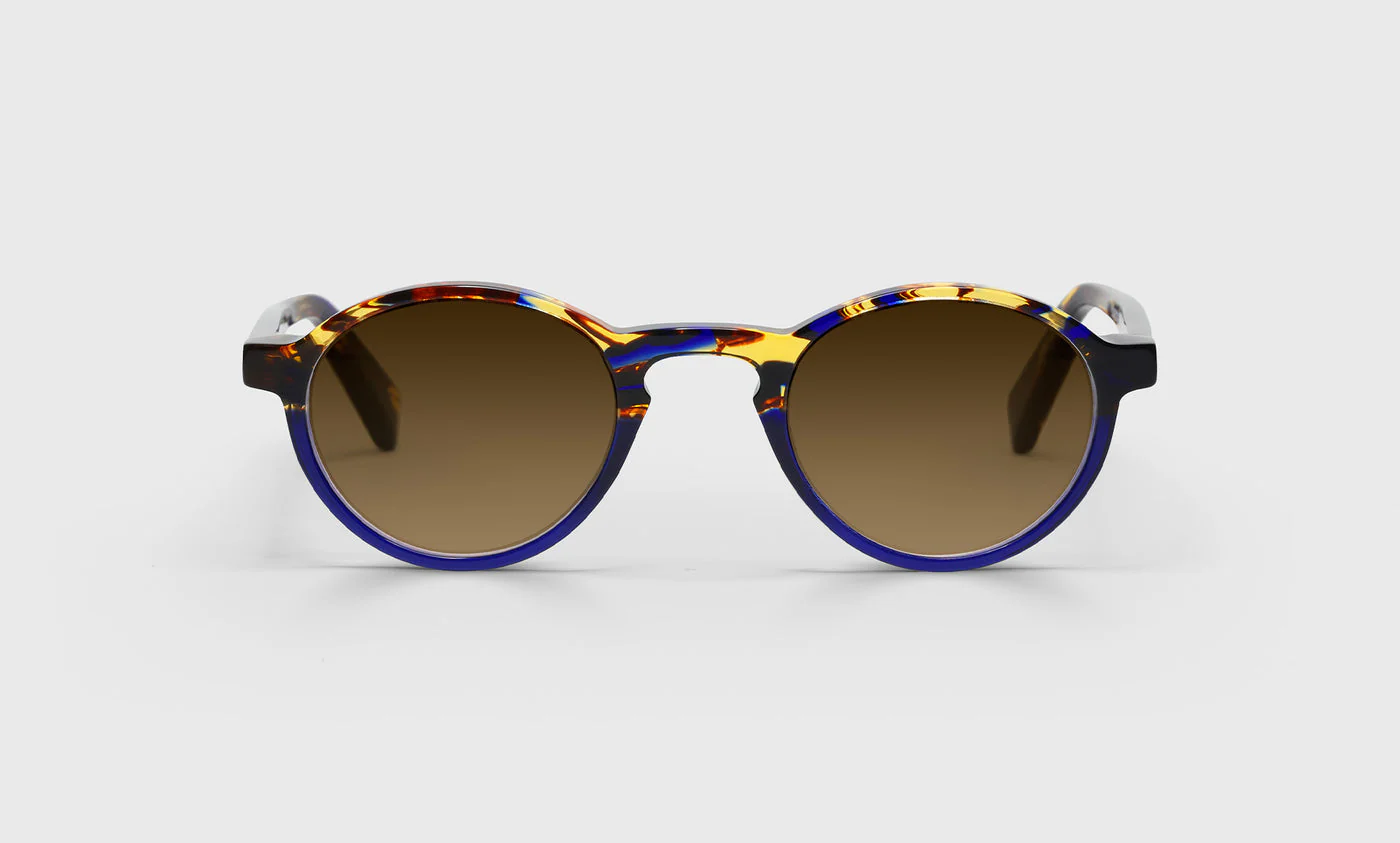 Board Stiff Narrow Color 50 - Tortoise & Navy Front and Temples - Image 2