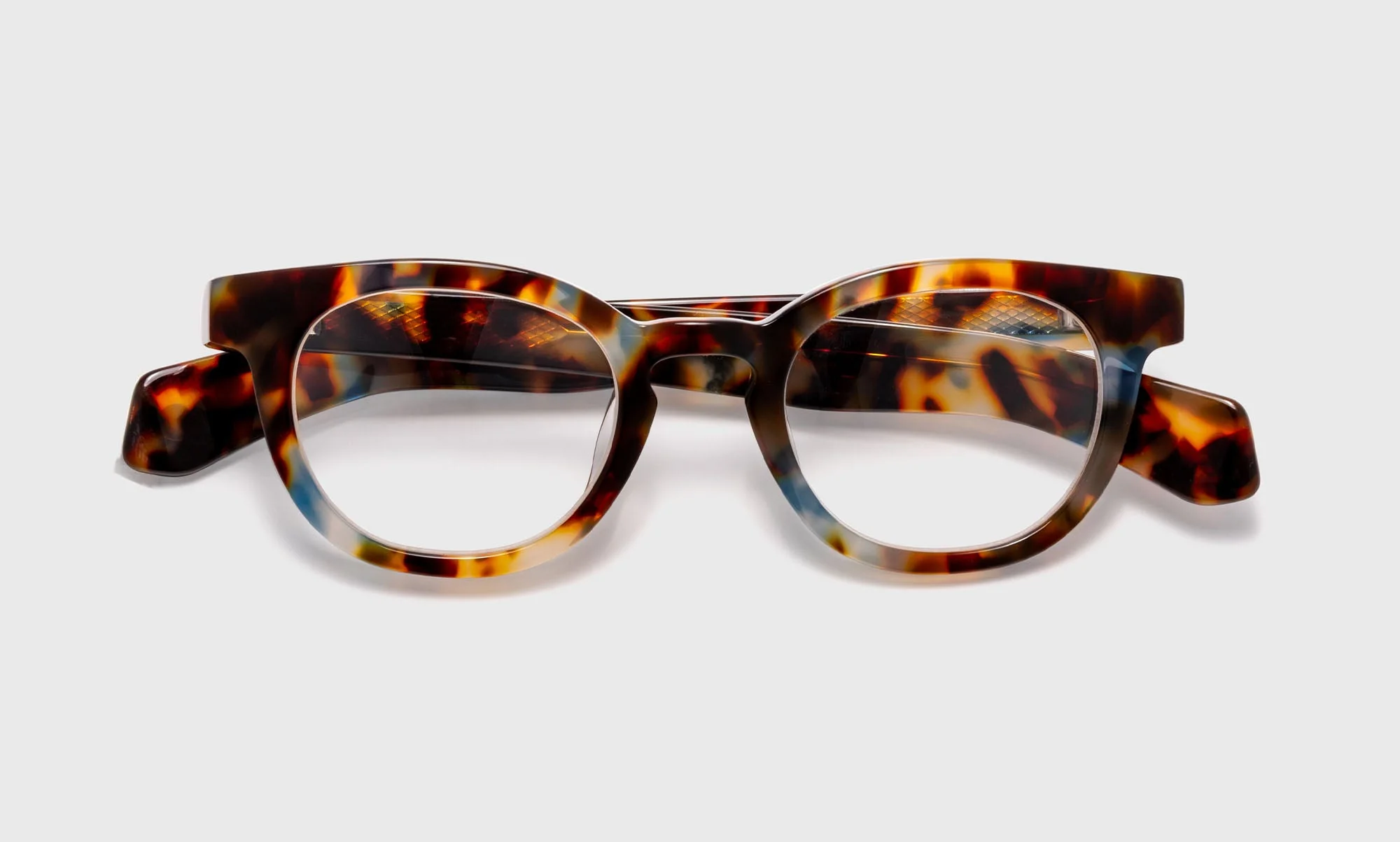 Total Wit Color 18 - Powder Blue and Coffee Tortoise Front and Temples - Image 2