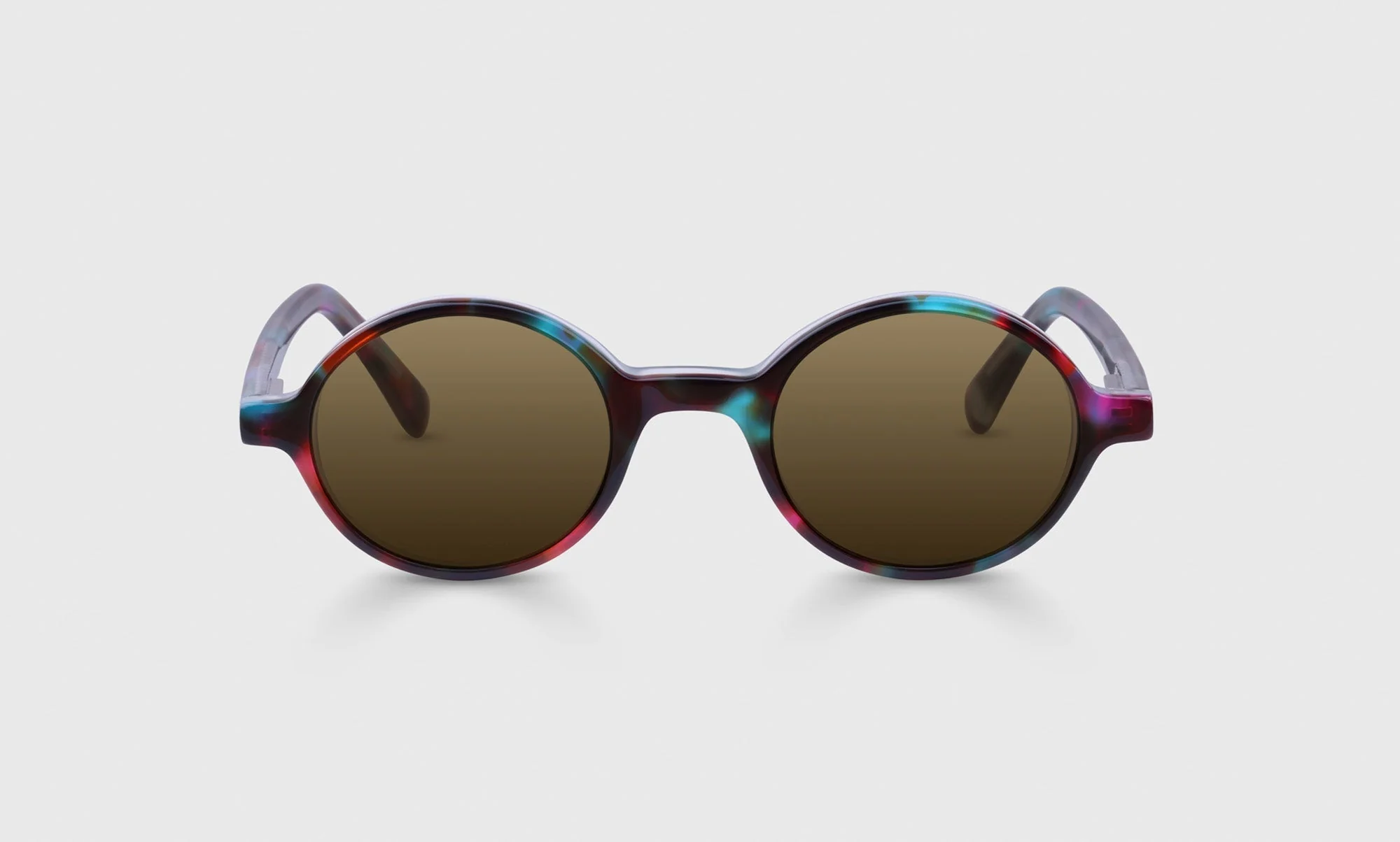 P. Body Color 00 - Milky Black, Grey, and Amber Layered Front and Temples