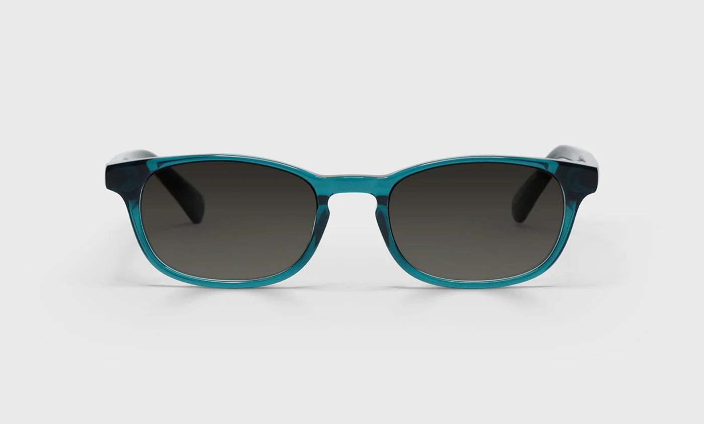 On Board Color 59 - Teal Transparent Front and Temples - Image 2