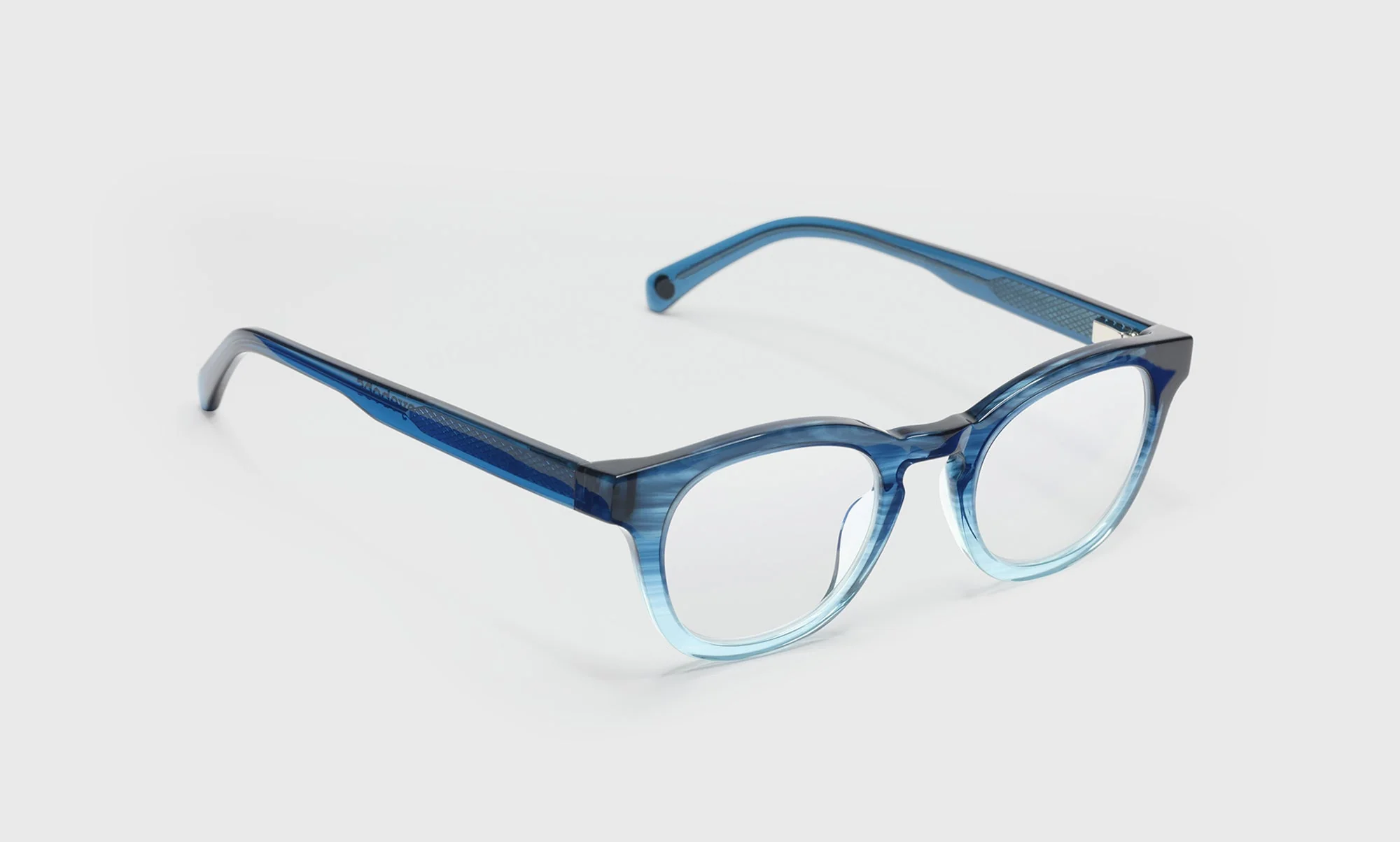 Waylaid Average Color 11 - Blue Fade Crystal Front with Blue Temples - Image 2