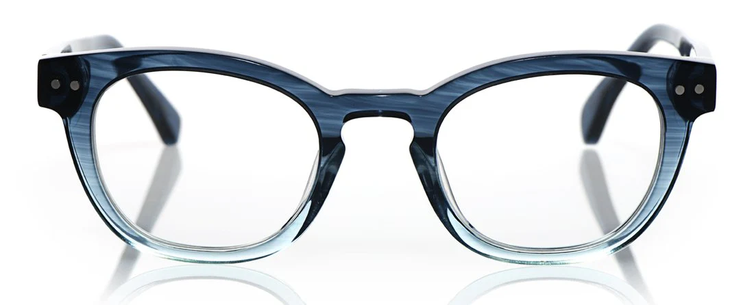 Waylaid Average Color 11 - Blue Fade Crystal Front with Blue Temples - Image 2