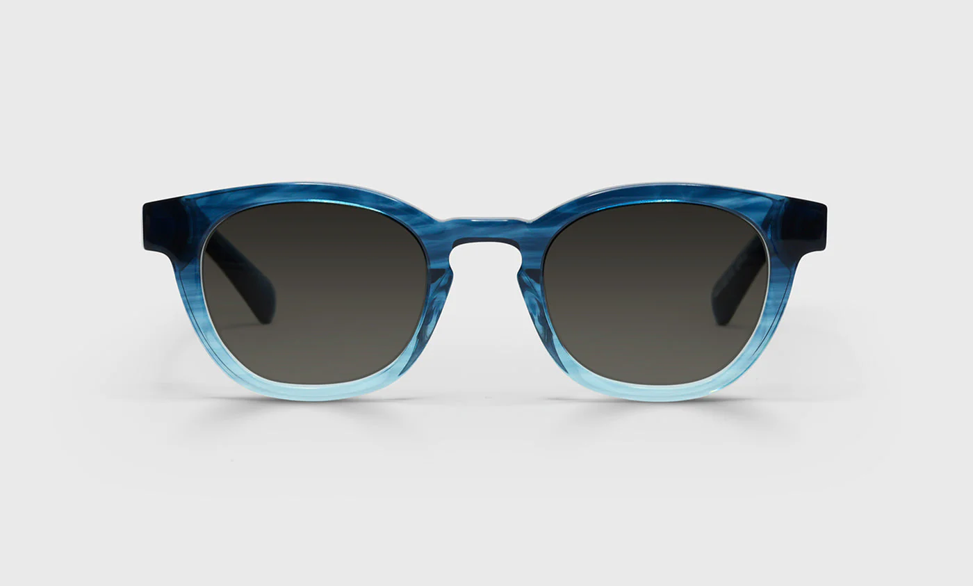 Waylaid Average Color 11 - Blue Fade Crystal Front with Blue Temples - Image 2