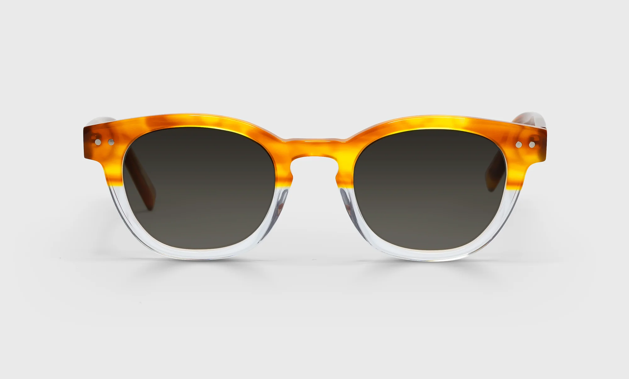 Waylaid Average Color 19 - Amber and clear crystal front with amber temples - Image 4