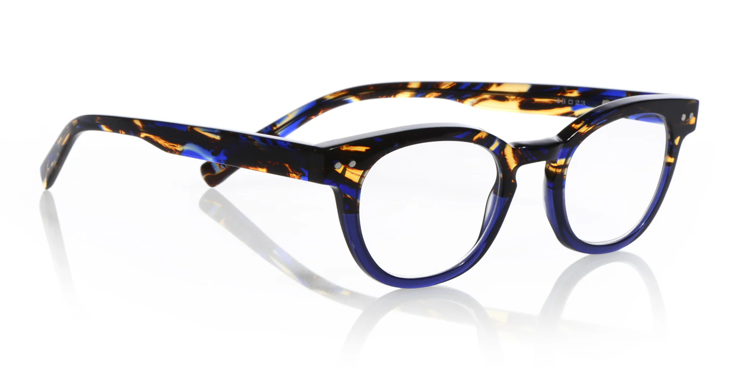 Waylaid Color 50 - Tortoise & Navy Front and Temples - Image 3