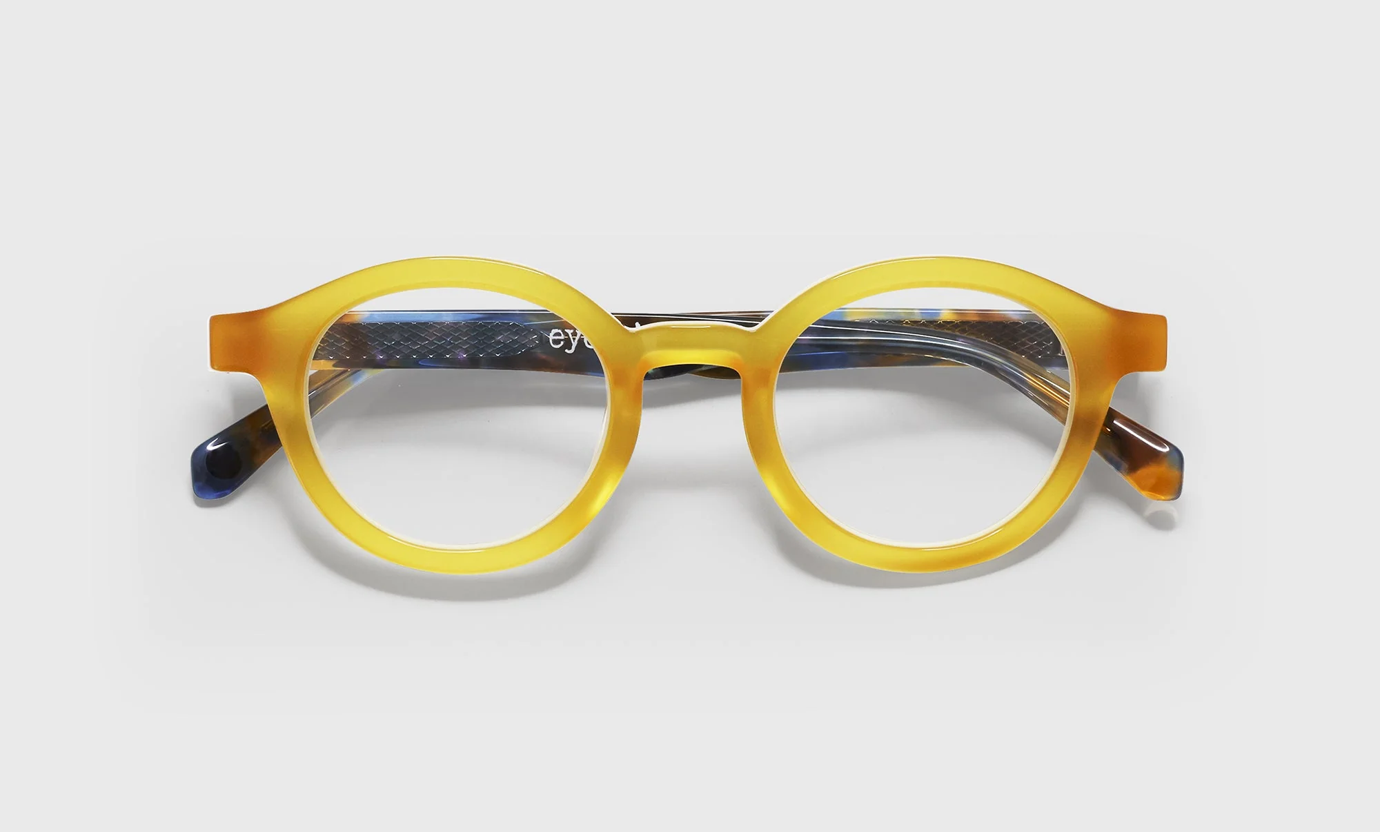 TV Party Average Color 77 - Yellow Front with Blue and Brown Chop Temples - Image 2