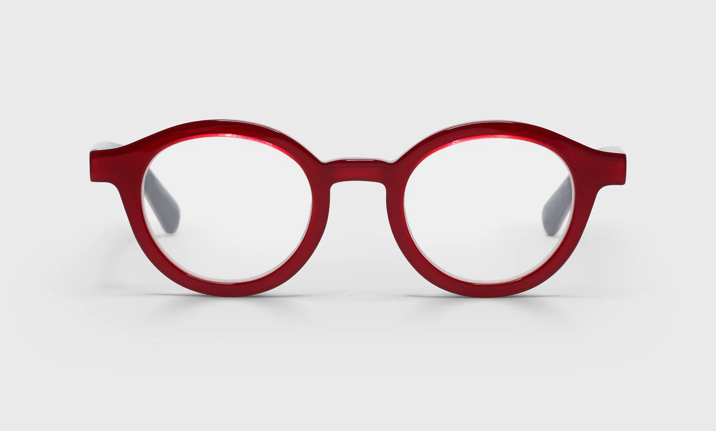 TV Party Average Color 02 - Layered Raspberry Front with Layered Grey Temples