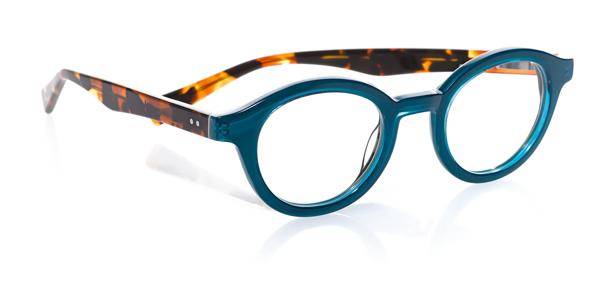 TV Party Average Color 59 - Teal Front with Tortoise Temples - Image 4