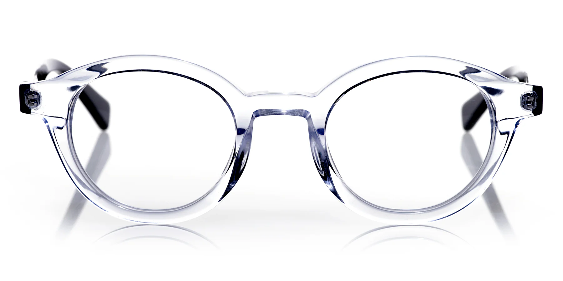 TV Party Average Color 51 - Crystal Front with Black Temples - Image 2