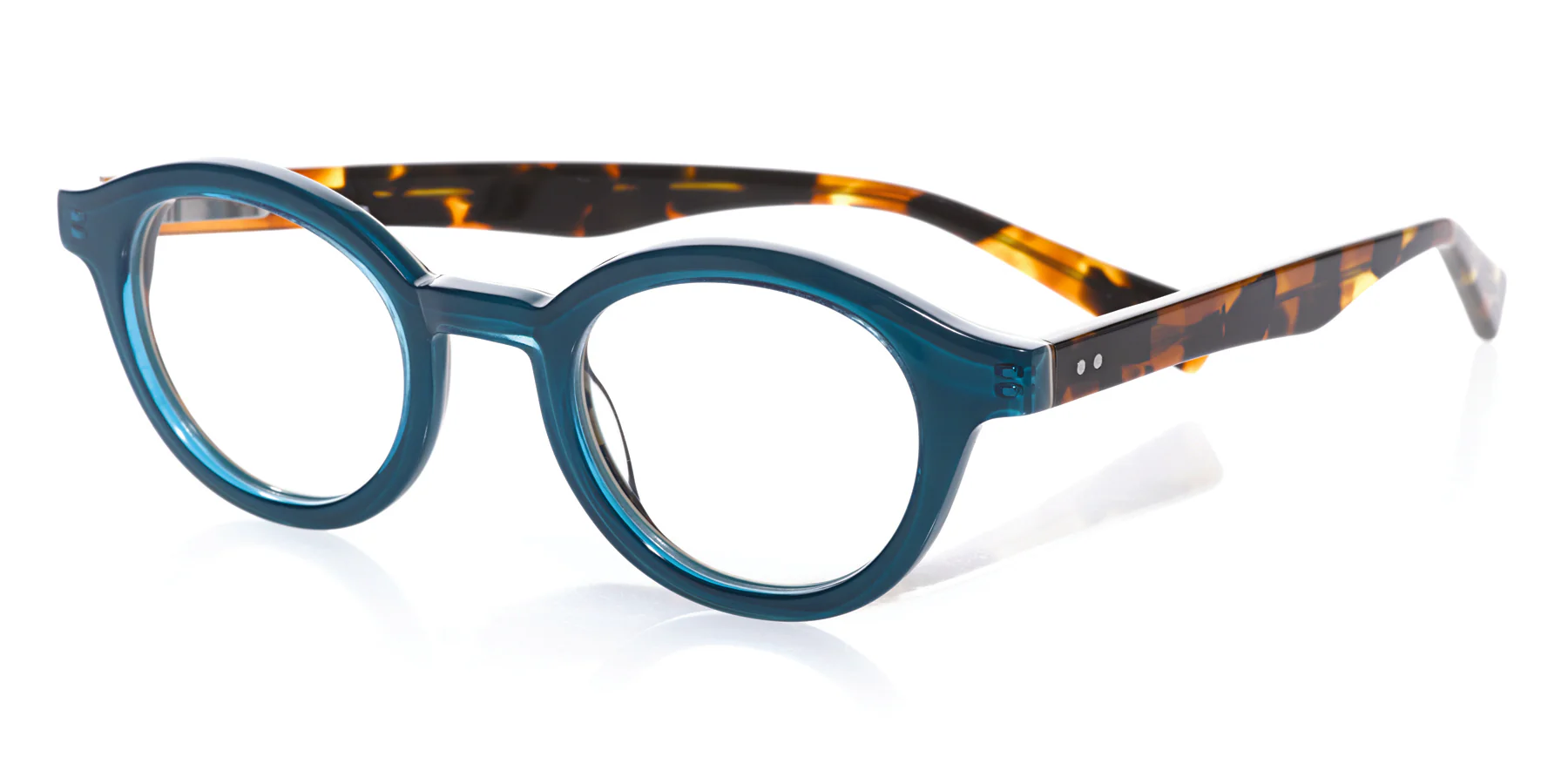 TV Party Average Color 59 - Teal Front with Tortoise Temples - Image 3