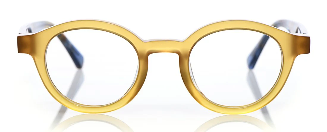 TV Party Average Color 77 - Yellow Front with Blue and Brown Chop Temples - Image 2