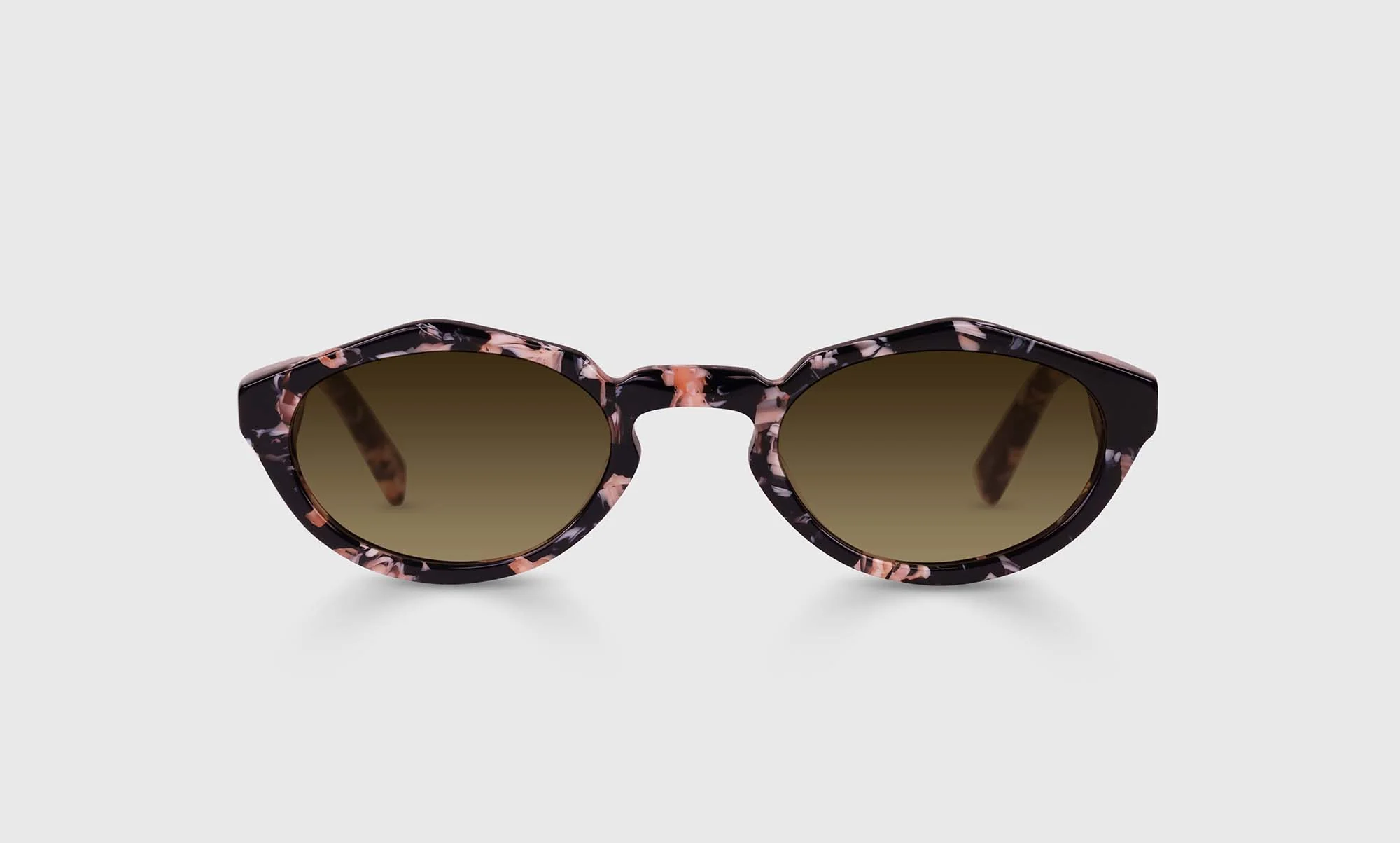 Twin Peaks Color 00 - Black and White Floral Front and Temples