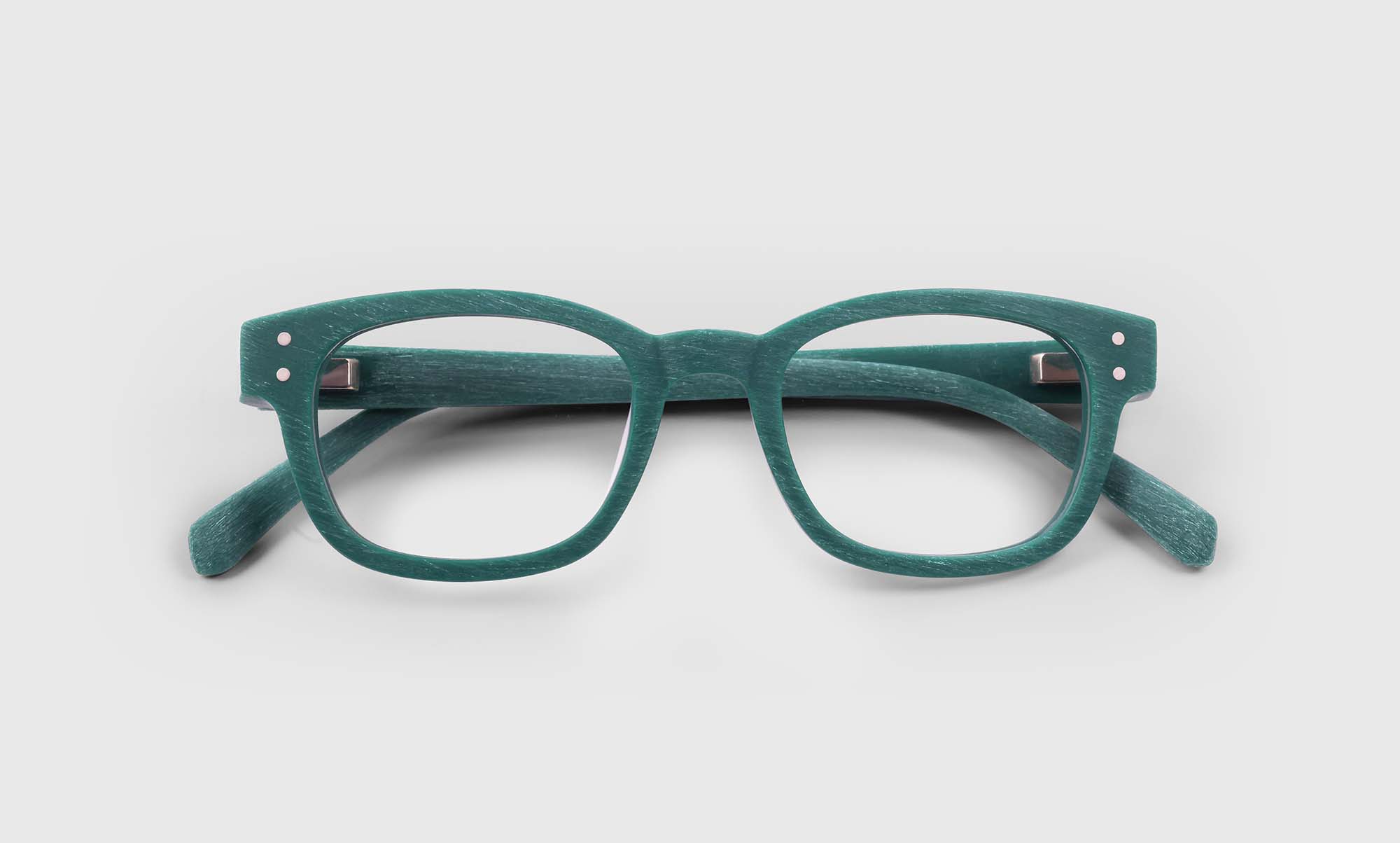 Biff Narrow Color 07 - Forest Green Woodgrain Front and Temples - Image 2