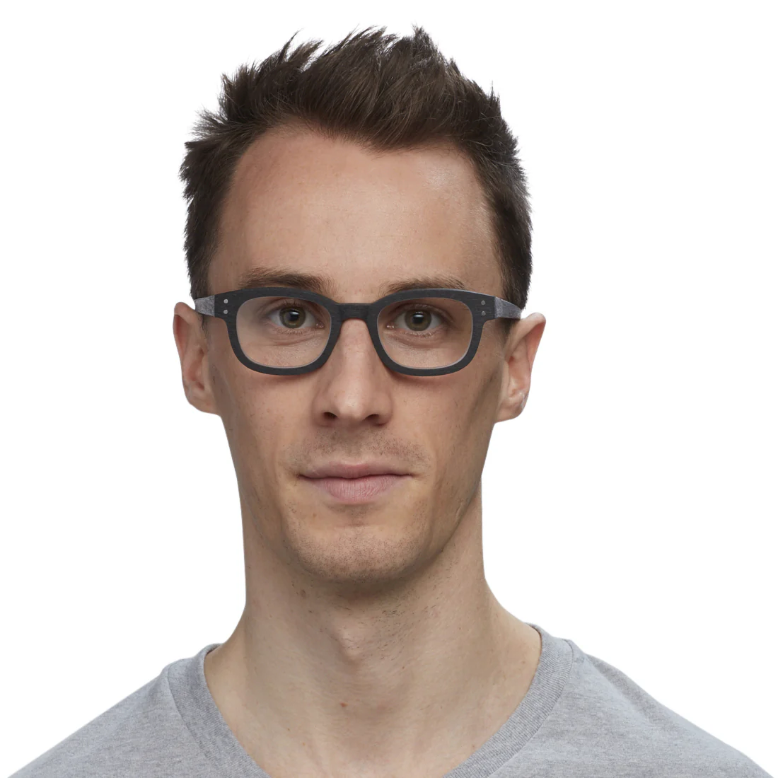 Biff Narrow Color 20 - Crystal Front with Demi Tortoise Temples - Image 7