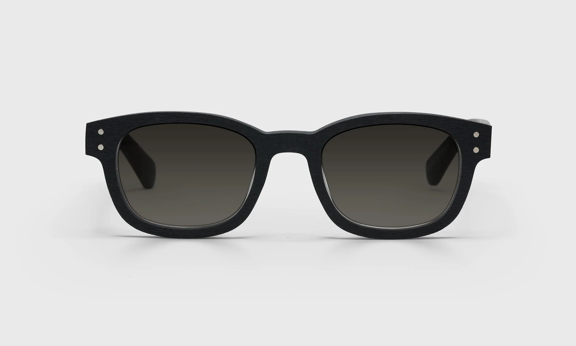 Biff Narrow Color 00 - Matte Black Woodgrain Front and Temples - Image 2