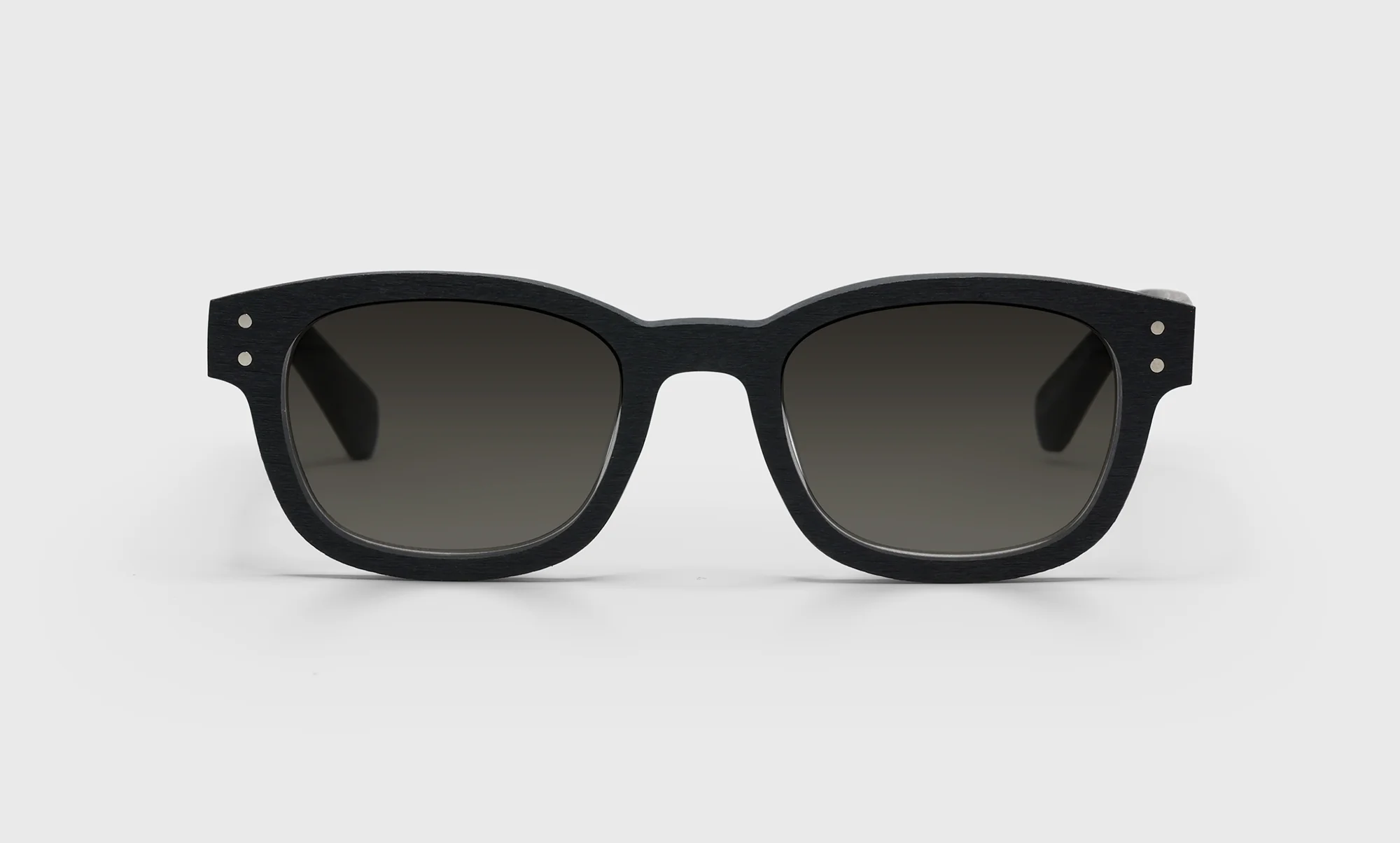 Biff Narrow Color 00 - Matte Black Woodgrain Front and Temples - Image 4