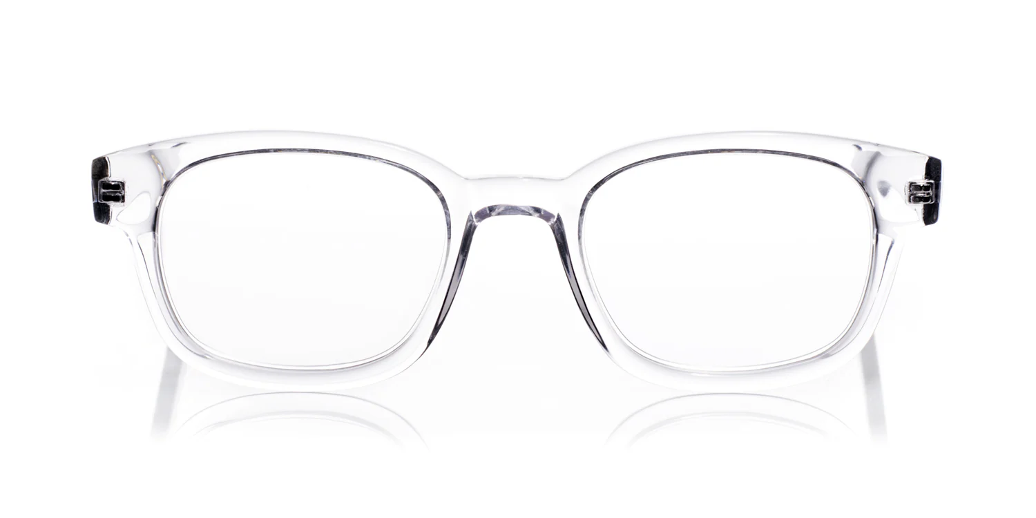 Biff Narrow Color 20 - Crystal Front with Demi Tortoise Temples - Image 2