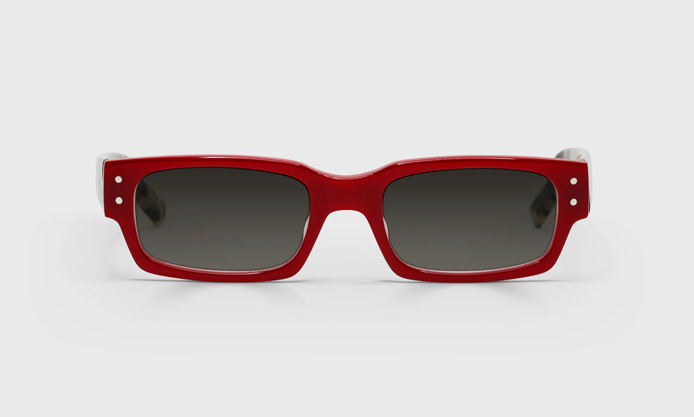 Peckerhead Color 01 - Red Front with Black & White Tortoise Temples - Image 2