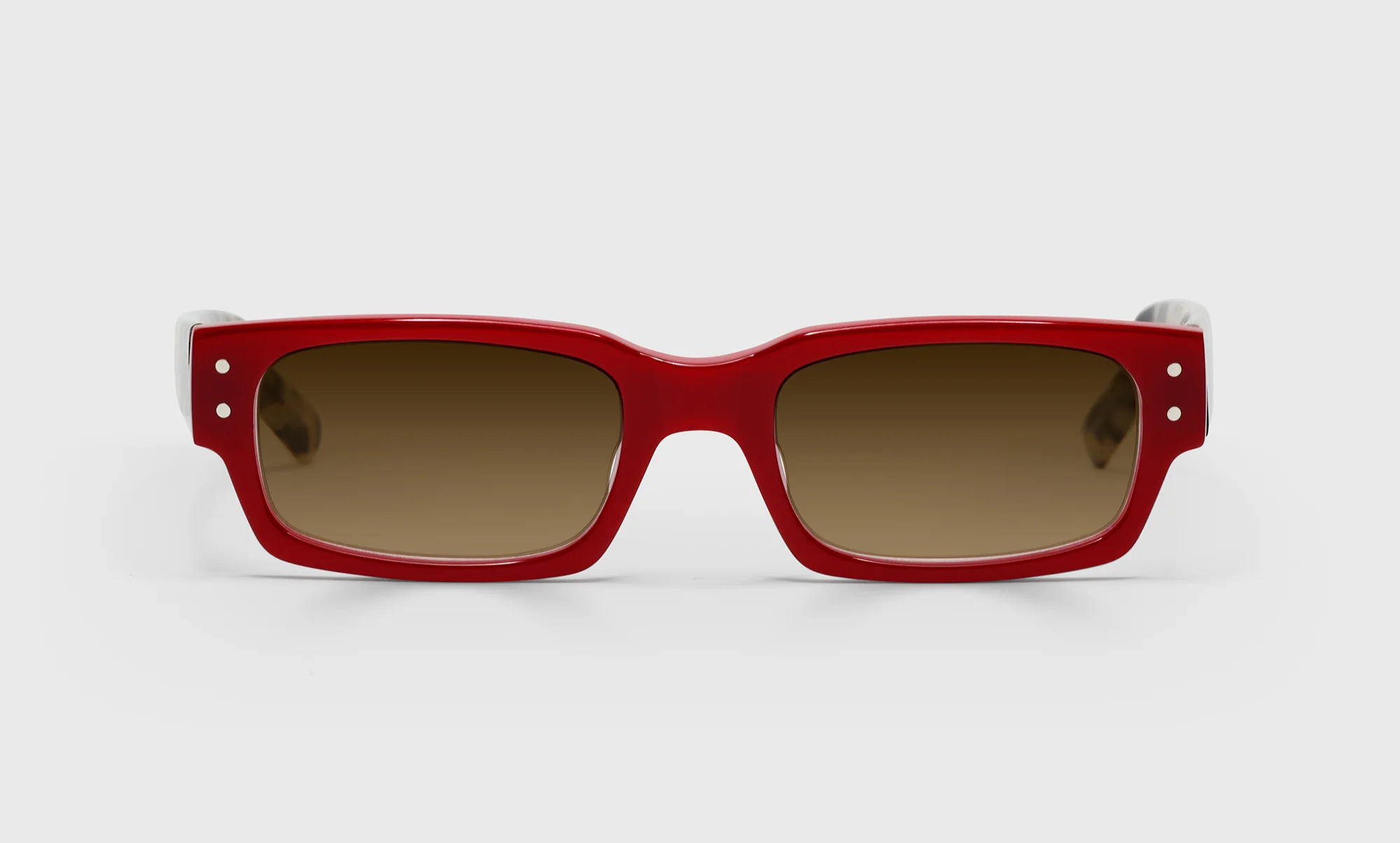 Peckerhead Color 01 - Red Front with Black & White Tortoise Temples - Image 3