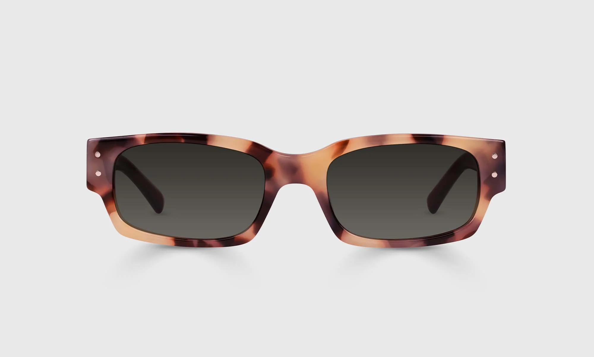 Peckerhead Color 22 - Vanilla Tortoise Front with Brown Crystal Temples - Image 2