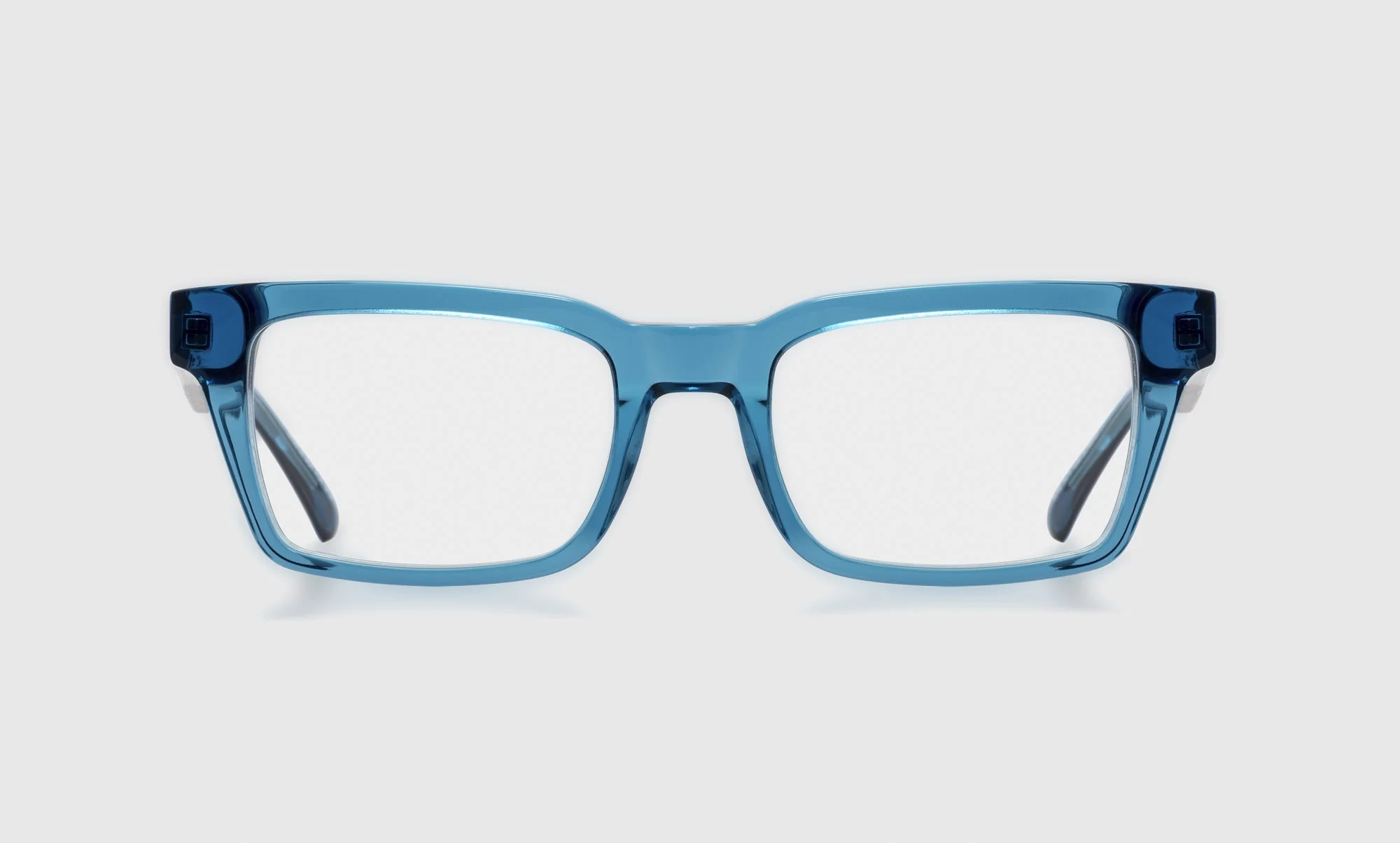 Fare n Square Color 09 - Coastal Blue Crystal Front and Temples