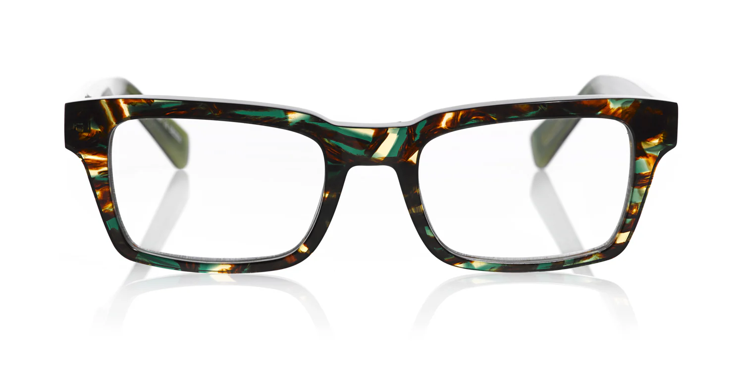 Fare n Square Color 11 - Green tortoise front with green temples