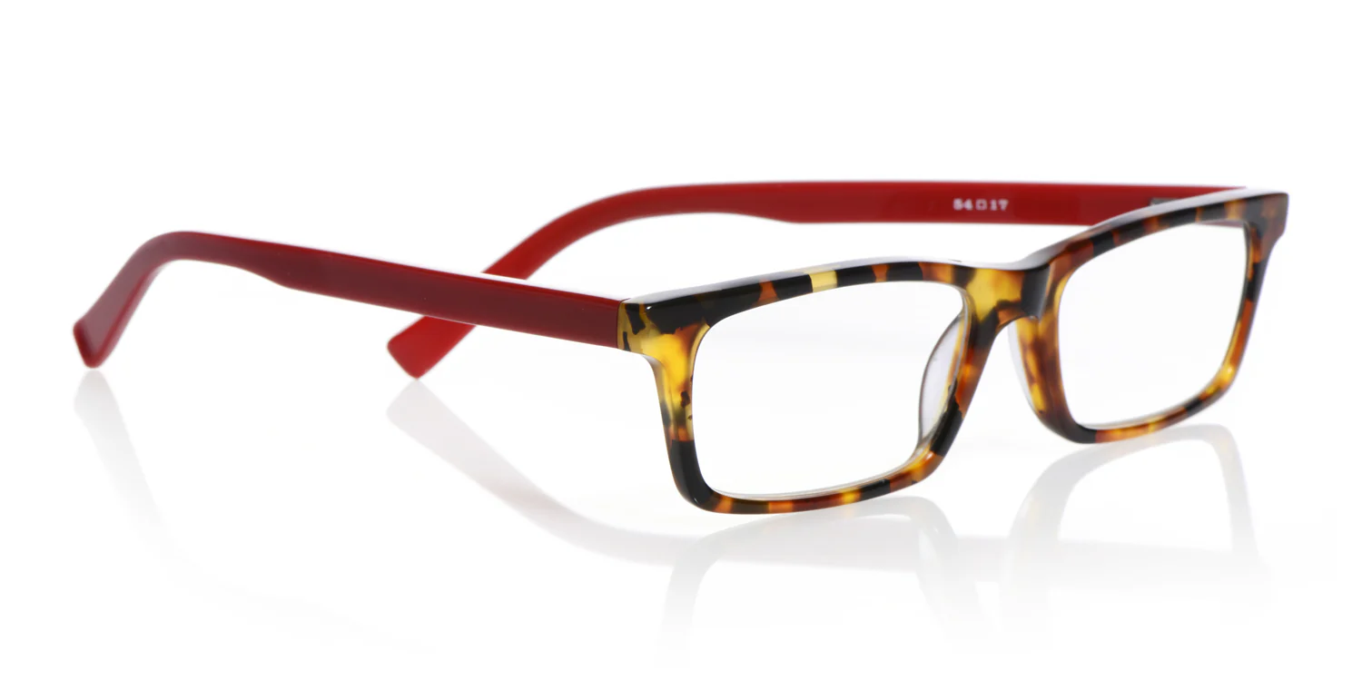 Number Cruncher Color 41 - Tortoise Front with Red Temples - Image 4