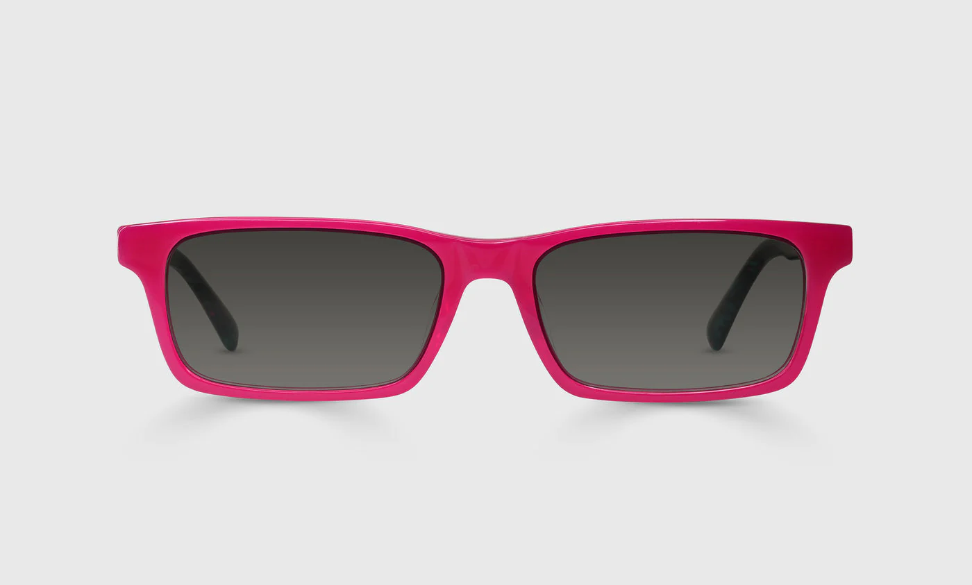 Number Cruncher Color 45 - Fuschia Front and Pink with Teal Zebra Temples