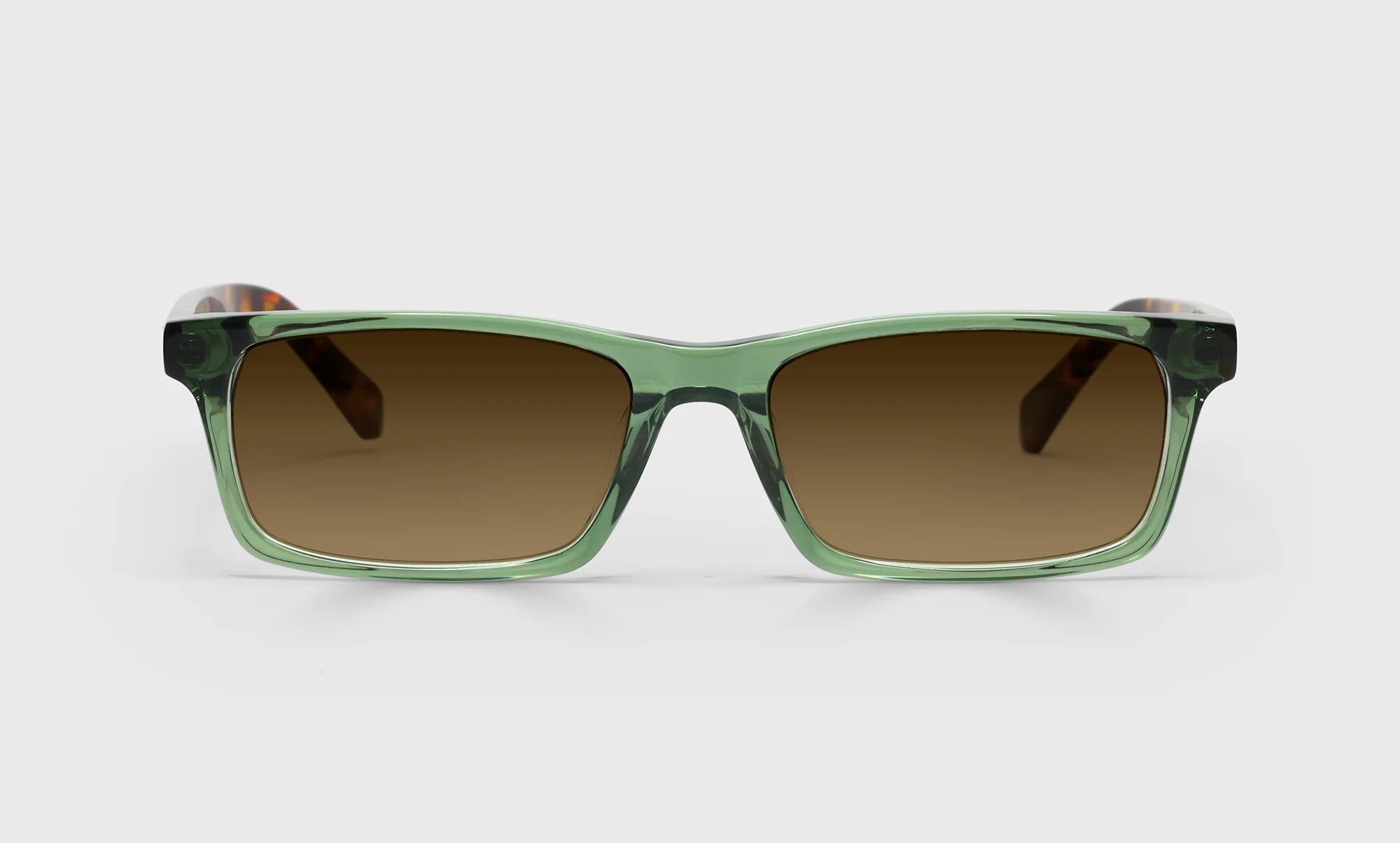 Number Cruncher Color 17 - Green Crystal Front with Tortoise Temples - Image 3