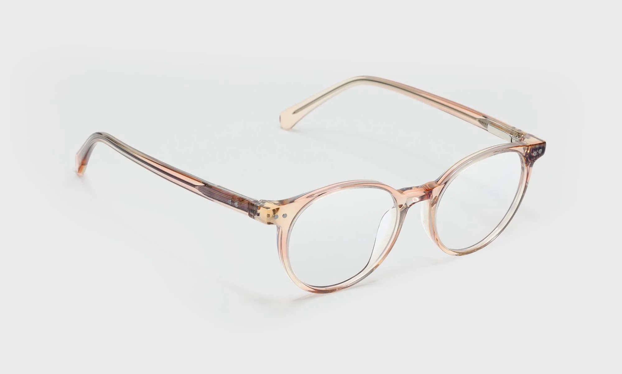Case Closed Average Color 44 - Blush Crystal Front and Temples - Image 2