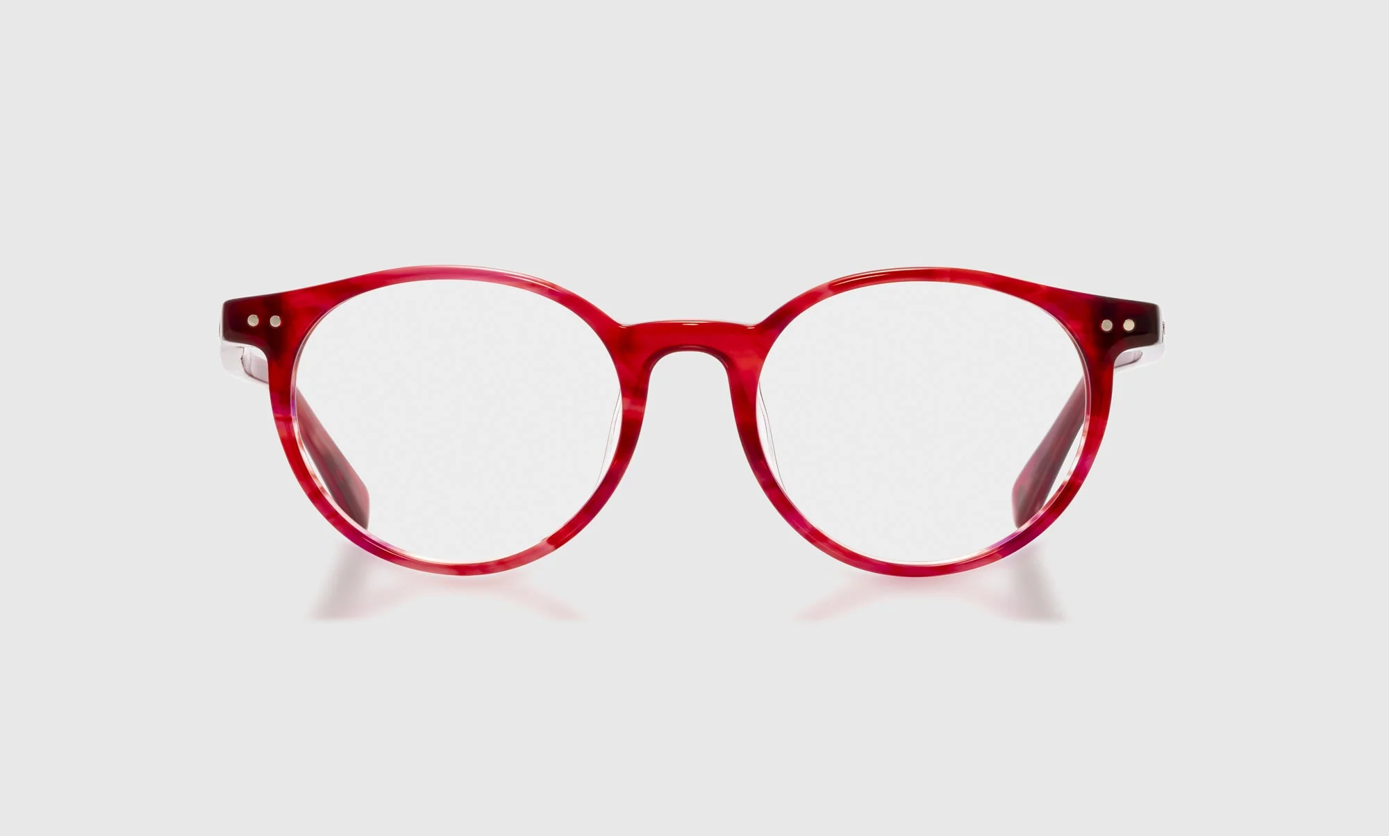 Case Closed Average Color 02 - Marbled Ruby Front and Temples