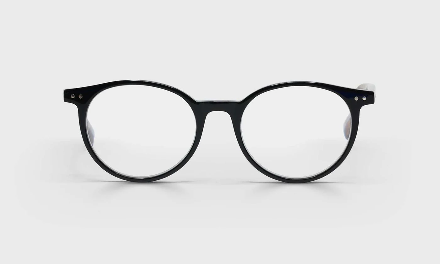Case Closed Average Color 07 - Black & Horn Front and Temples