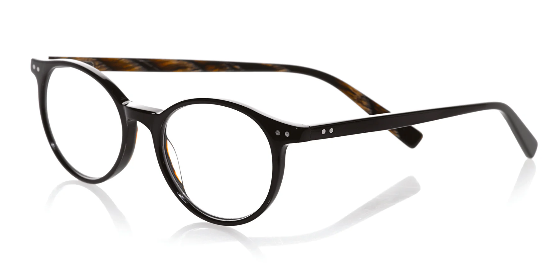 Case Closed Average Color 07 - Black & Horn Front and Temples - Image 3
