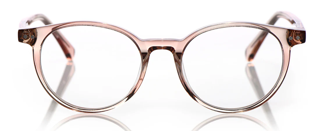 Case Closed Average Color 44 - Blush Crystal Front and Temples - Image 2