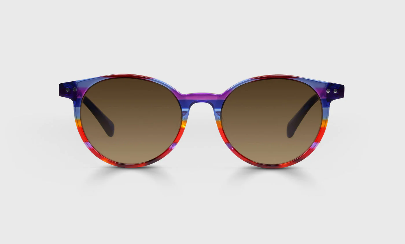 Case Closed Average Color 98 - Rainbow Front and Blue Temples