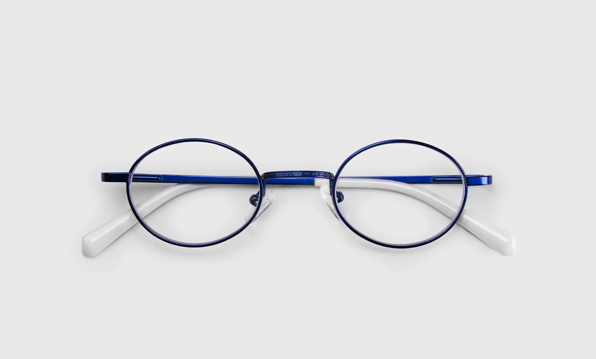 Teddy Color 09 - Navy Metal Front and White Temples - Image 2