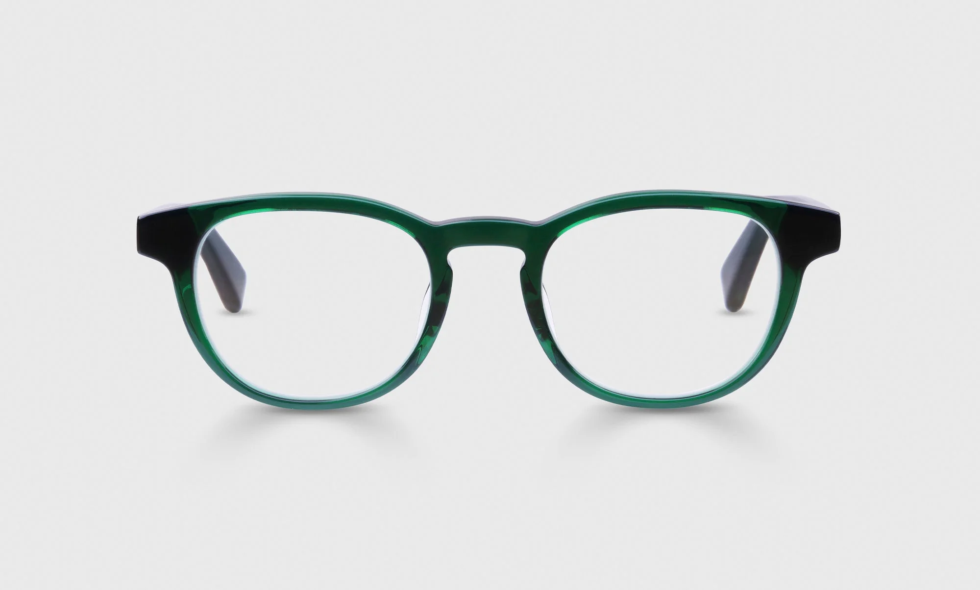Clearly... Color 14 - Emerald Green Crystal Front and Temples