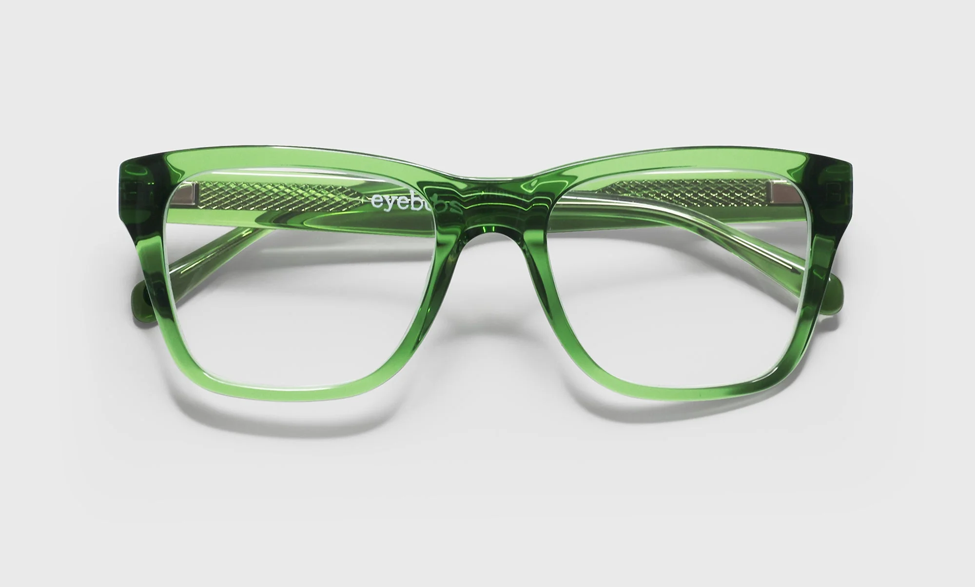 Kvetcher Wide Color 11 - Green Crystal Front and Temples - Image 2
