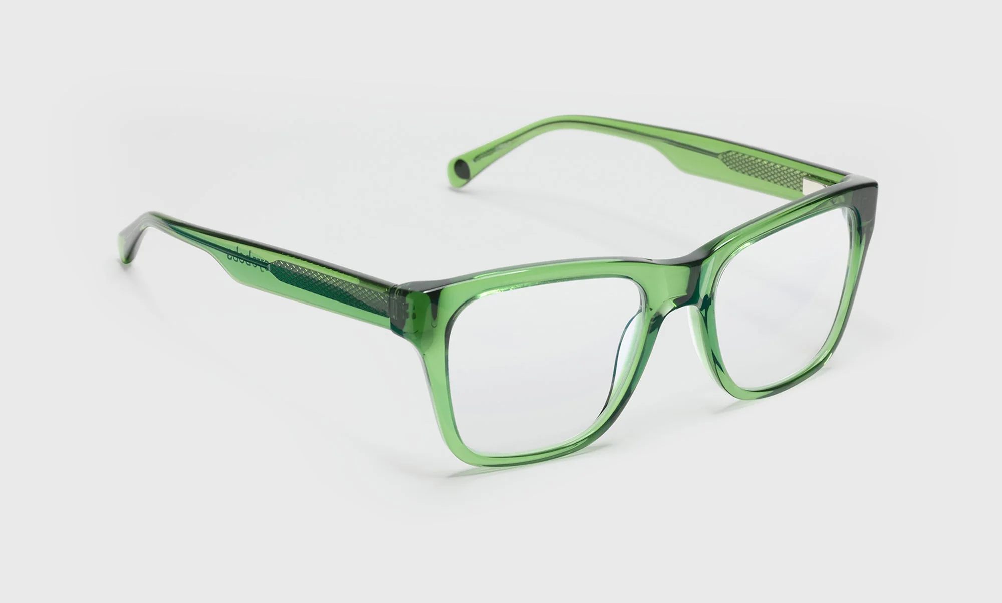 Kvetcher Wide Color 11 - Green Crystal Front and Temples - Image 3