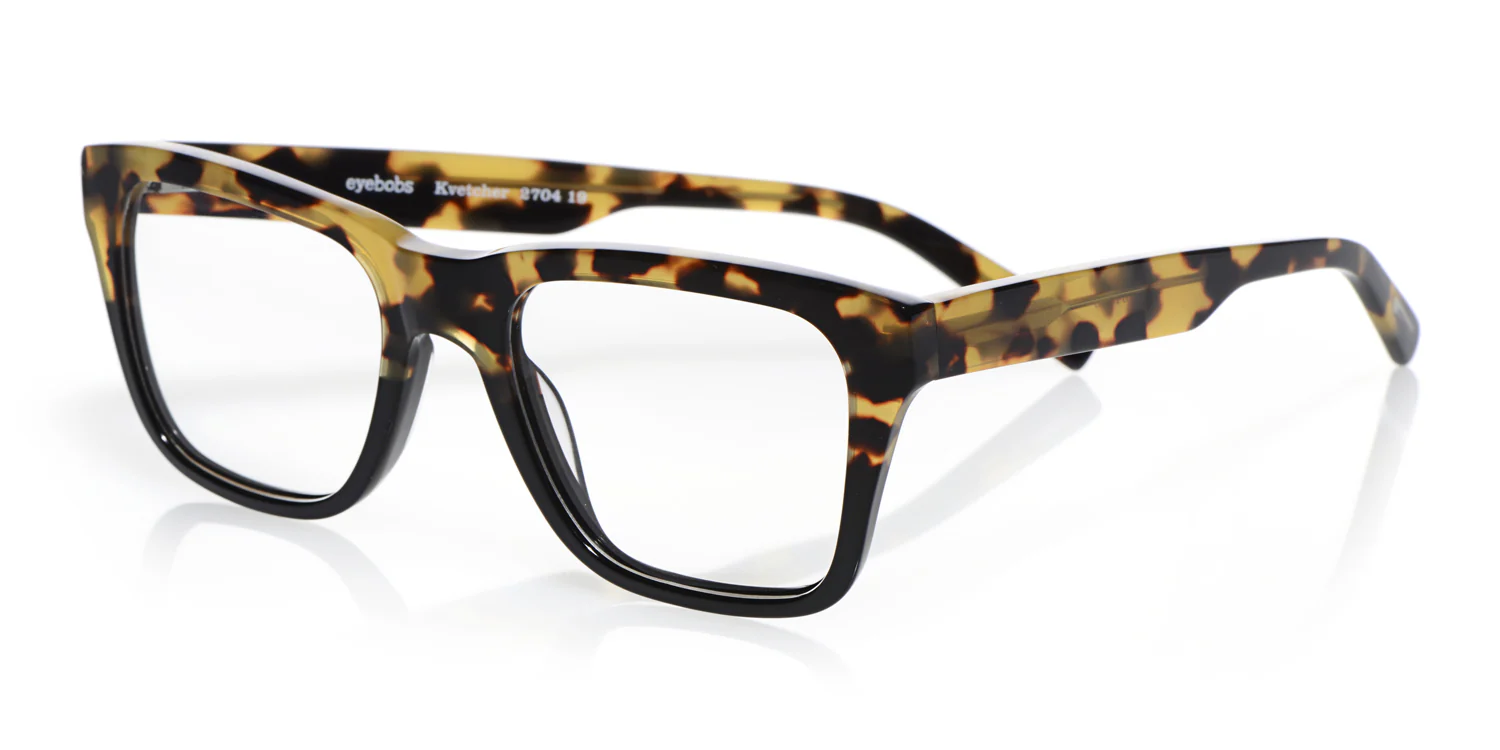 Kvetcher Wide Color 19 - Tortoise & Black Front with Tortoise Temples - Image 3